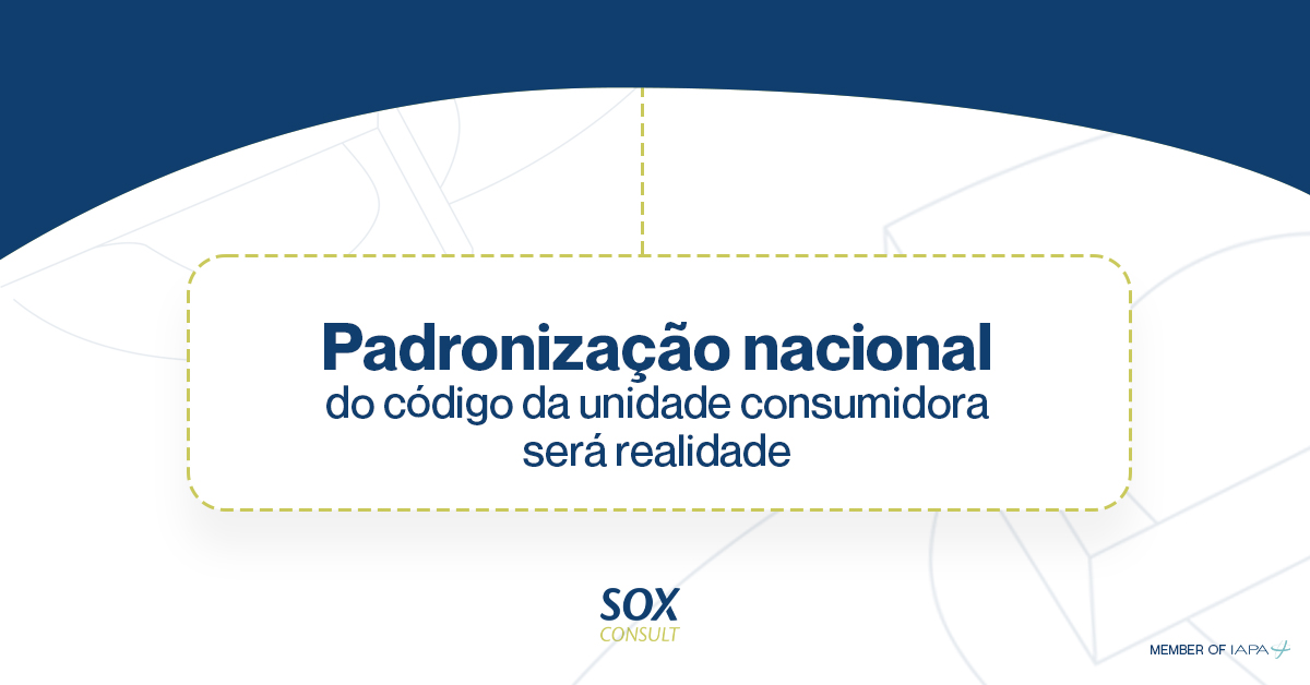 Padronização Nacional Do Código Da Unidade Consumidora Será Realidade